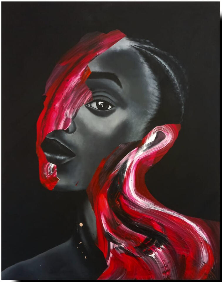 125 cm x 100 cm, Acrylic on canvas, 2023, R25 000